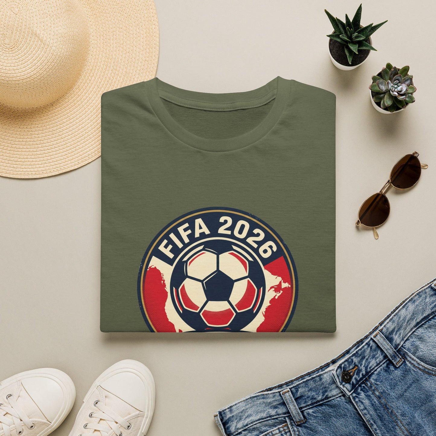 FIFA 2026 Soccer World Cup T-Shirt — Retro Football Fan Tee