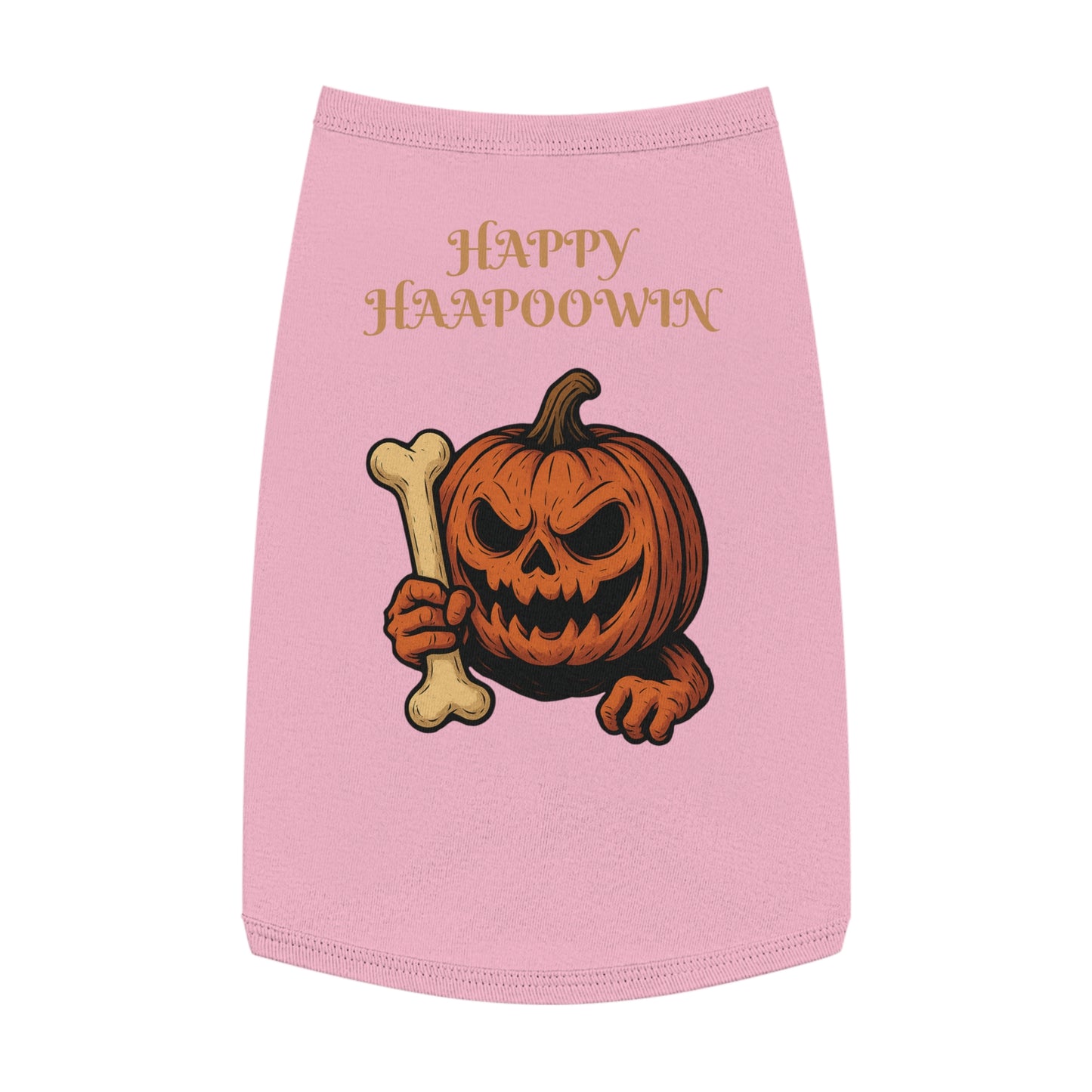 Halloween Pet Tank Top, Dog Costume, Pumpkin Themed, Fall Fashion, Pet Apparel, Seasonal Wear