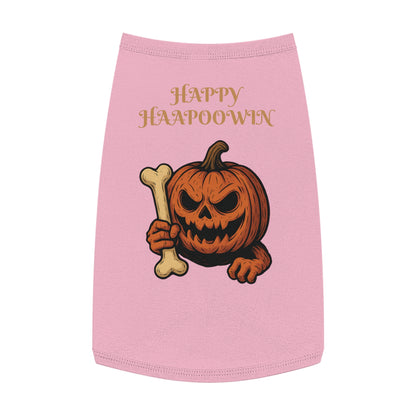 Halloween Pet Tank Top, Dog Costume, Pumpkin Themed, Fall Fashion, Pet Apparel, Seasonal Wear