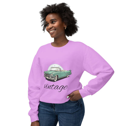 Vintage Green Classic Car Crewneck Sweatshirt
