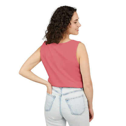 Flamingo Beach Tank Top — Tropical Palm Vacation Graphic Tank