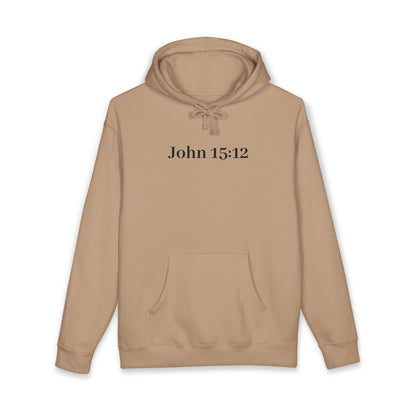 John 15:12 Christian Hoodie — Love One Another Sweatshirt