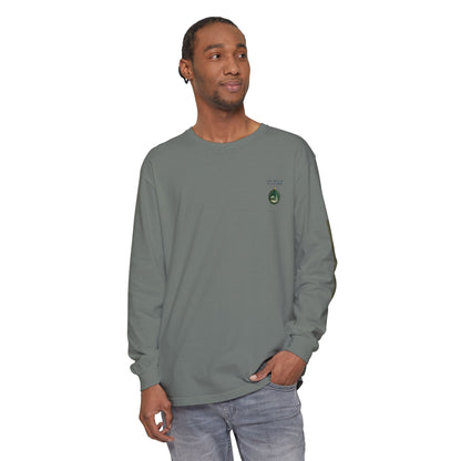 Minimalist Green Drop Long Sleeve T-Shirt