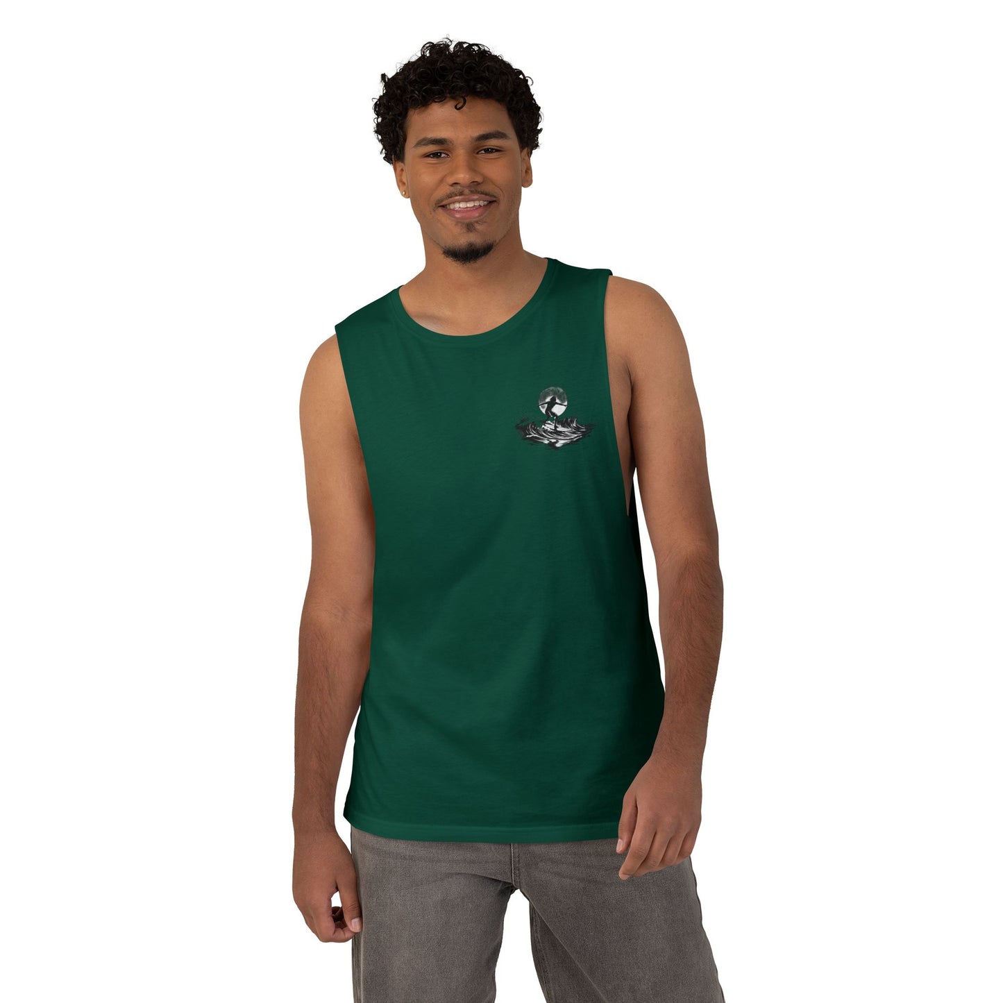 Barnard Tree Tank Top — Minimalist Chest Logo Athletic Tank