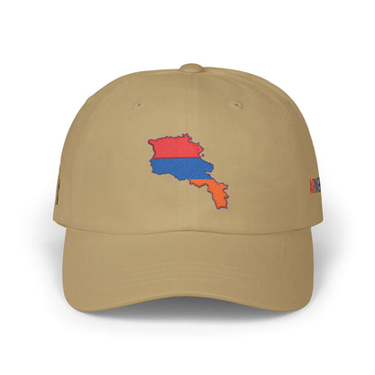 Armenia Flag Dad Cap — Embroidered Map Baseball Hat
