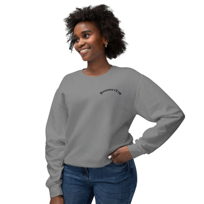 Crewneck Sweatshirt - "Romans 12:10" Minimal Christian Faith Pullover
