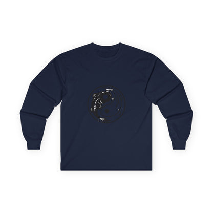 Yin Yang Koi Fish Long Sleeve Tee — Zen Balance Graphic Shirt
