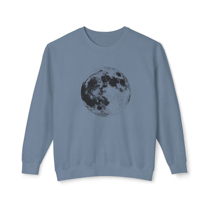 Moon Phase Crewneck Sweatshirt — Vintage Lunar Graphic Pullover
