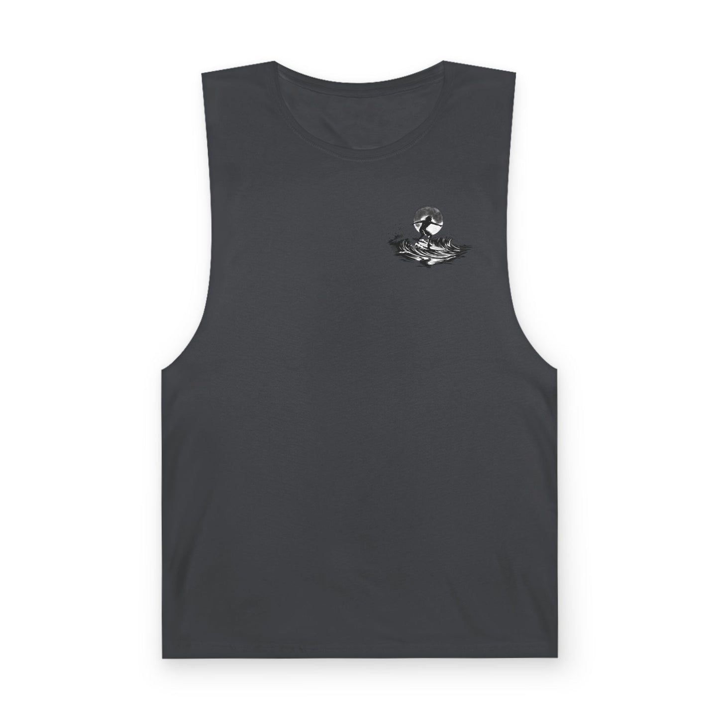 Barnard Tree Tank Top — Minimalist Chest Logo Athletic Tank