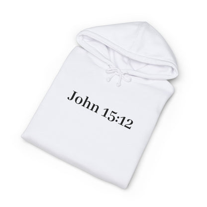 John 15:12 Christian Hoodie — Love One Another Sweatshirt