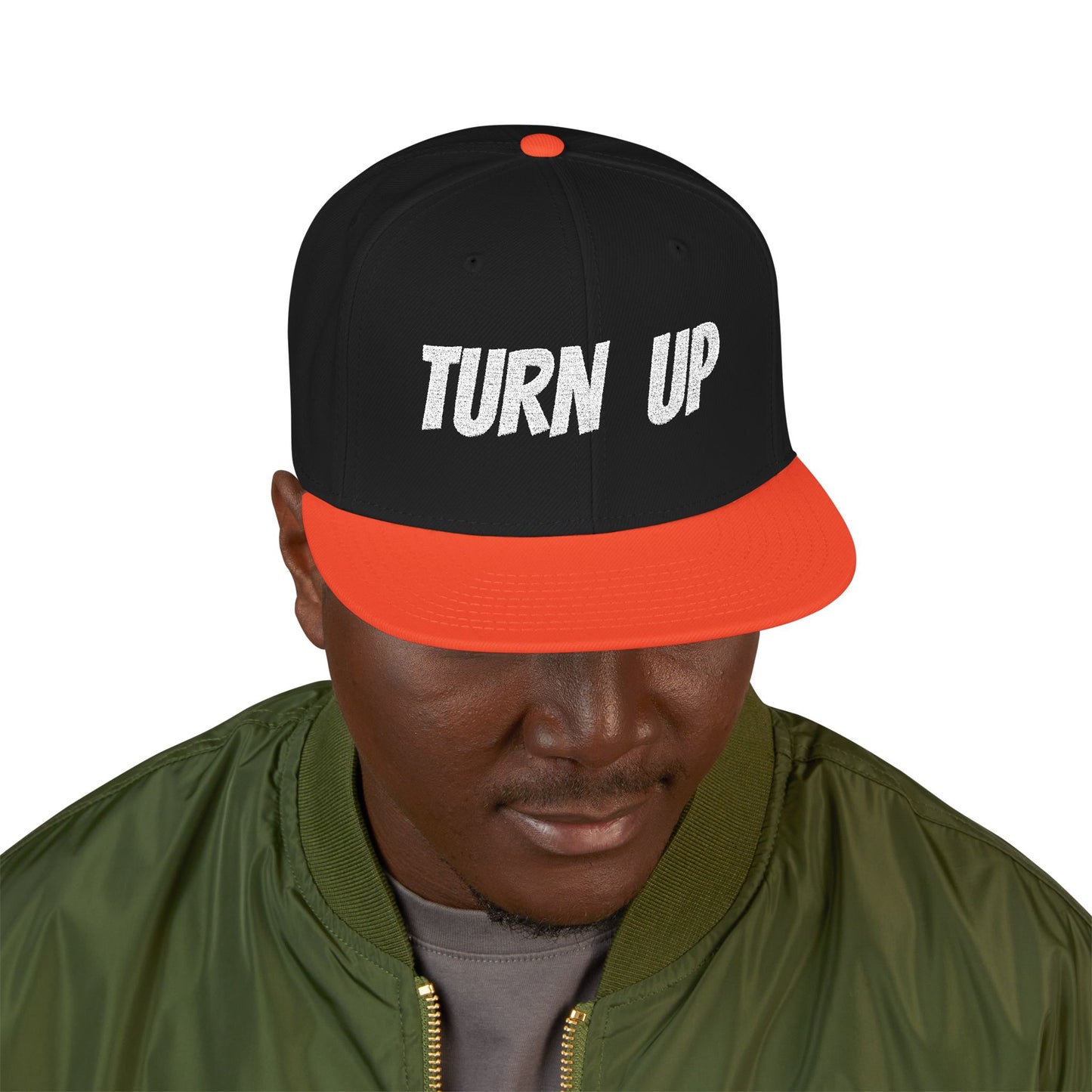 Snapback Hat — "Grown Up" Embroidered Streetwear Cap