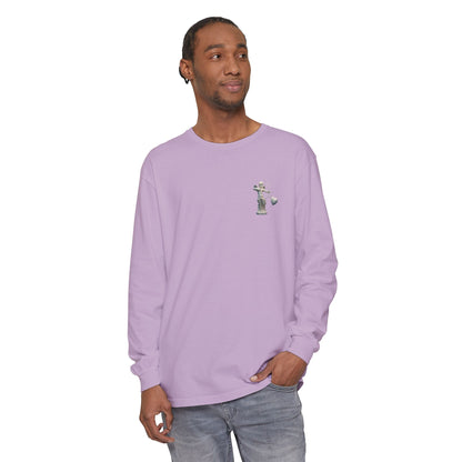 Cupid Cherub Long Sleeve Tee — Vintage Cupid Heart Graphic