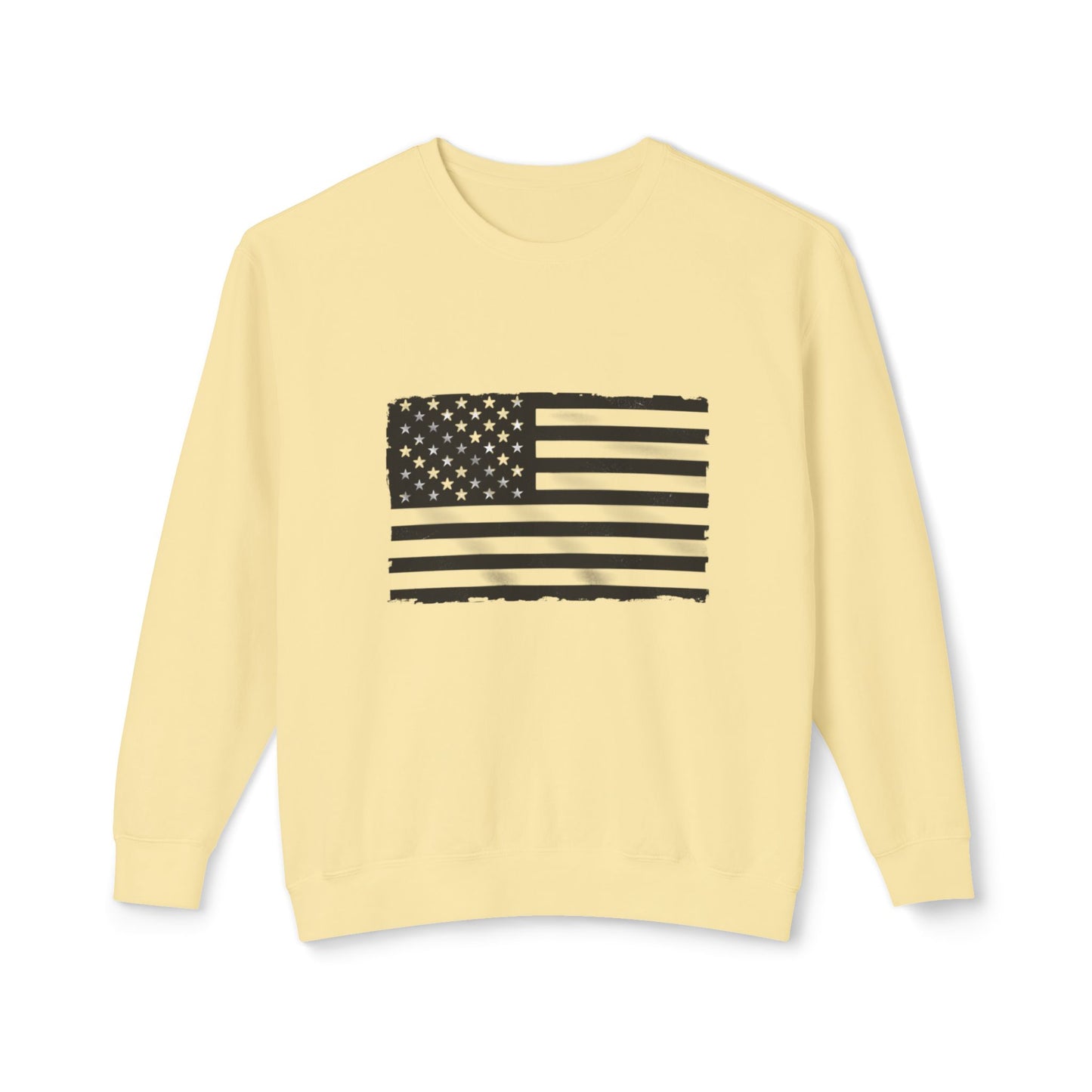 Vintage Distressed American Flag Sweatshirt