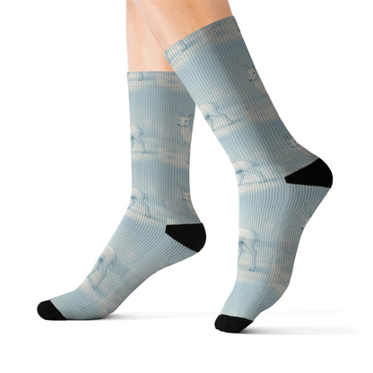 Whimsical Unicorn Sublimation Socks
