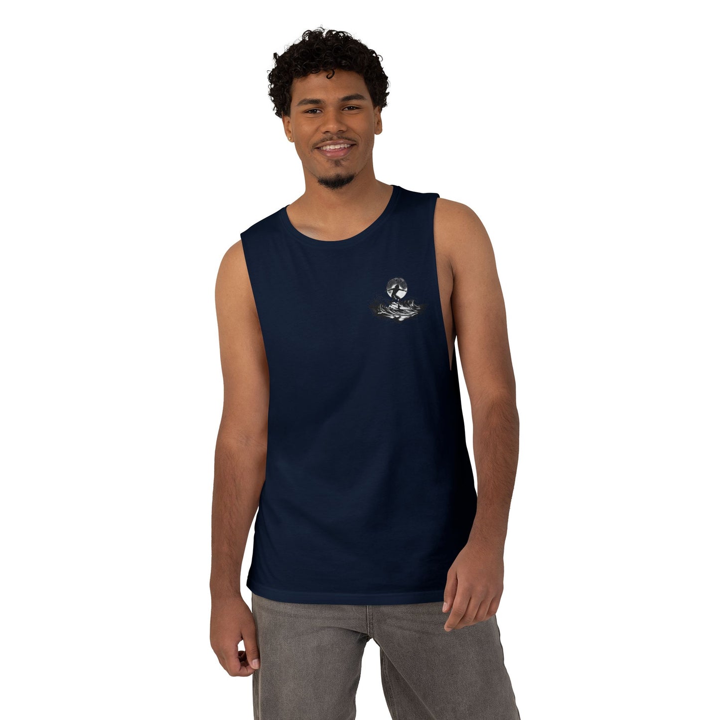 Barnard Tree Tank Top — Minimalist Chest Logo Athletic Tank