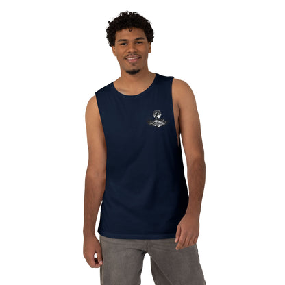 Barnard Tree Tank Top — Minimalist Chest Logo Athletic Tank
