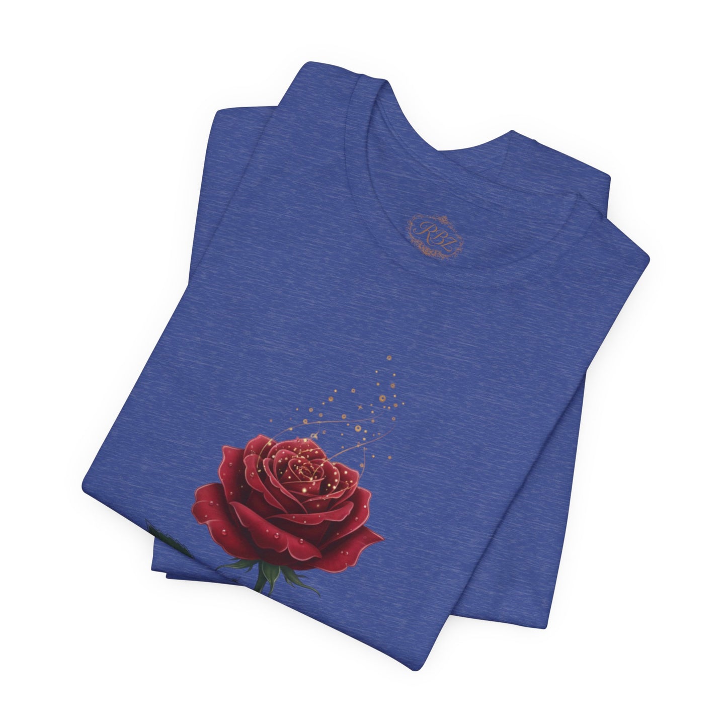 Red Rose Graphic Tee - Vintage Single Bloom T-Shirt