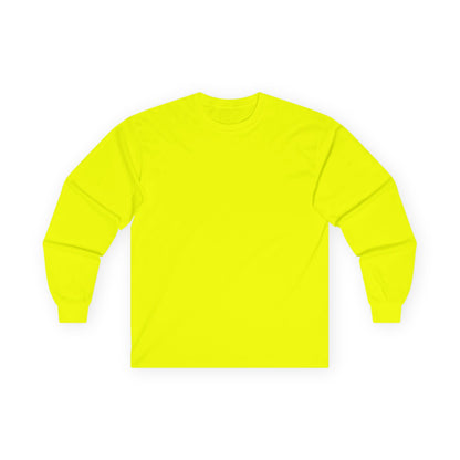 Long Sleeve Tee — "Breathe, Believe and Trust Yourself" Inspirational Back Text