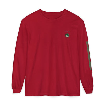 Minimalist Green Drop Long Sleeve T-Shirt