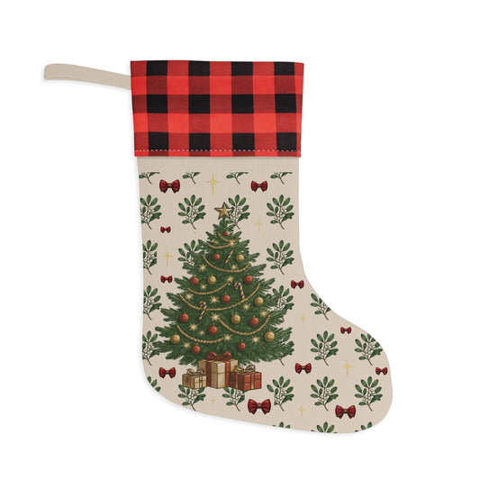 Festive Christmas Stocking, Holiday Decor, Personalized Gift, Winter Celebration, Stocking Stuffers, Cozy Home Decoration