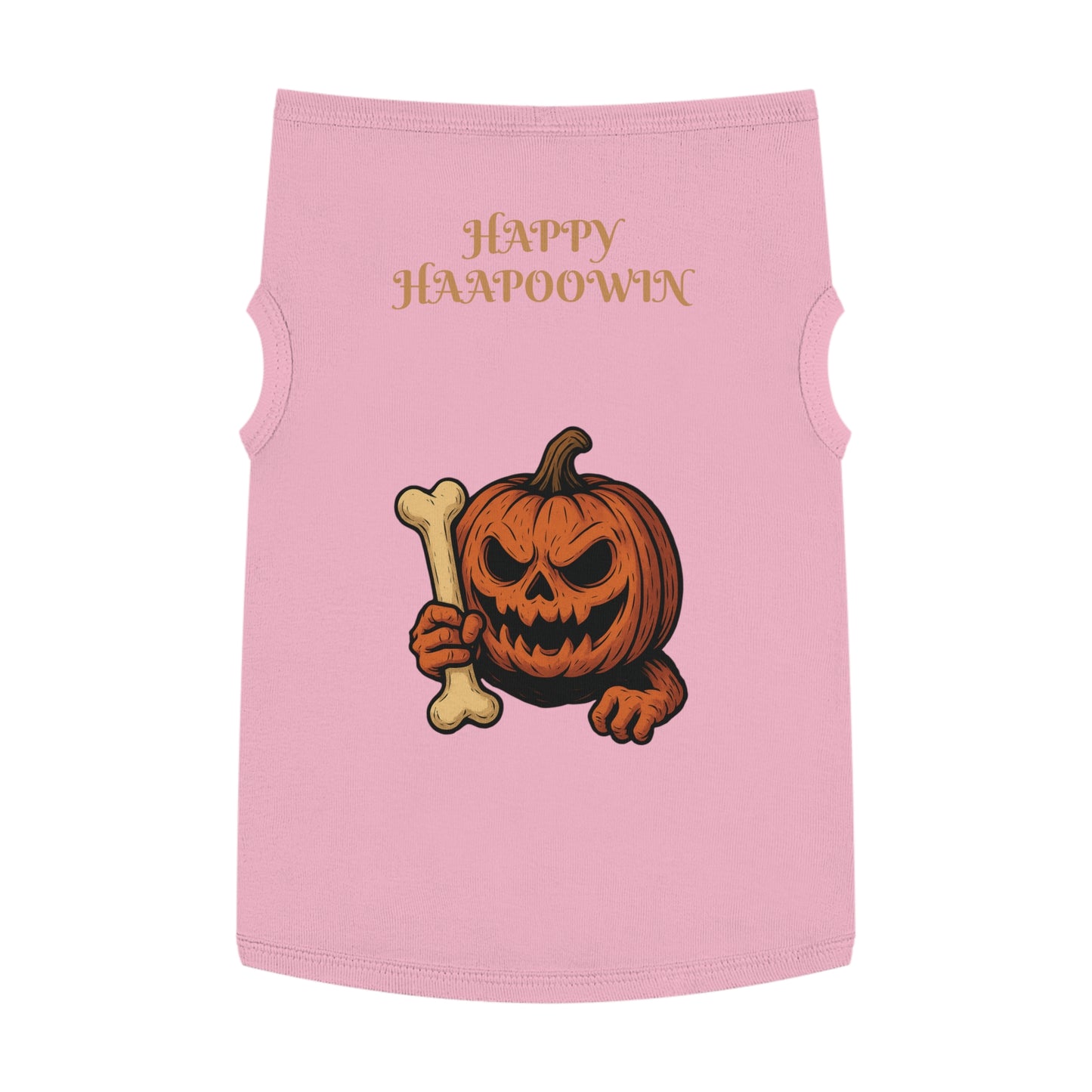 Halloween Pet Tank Top, Dog Costume, Pumpkin Themed, Fall Fashion, Pet Apparel, Seasonal Wear