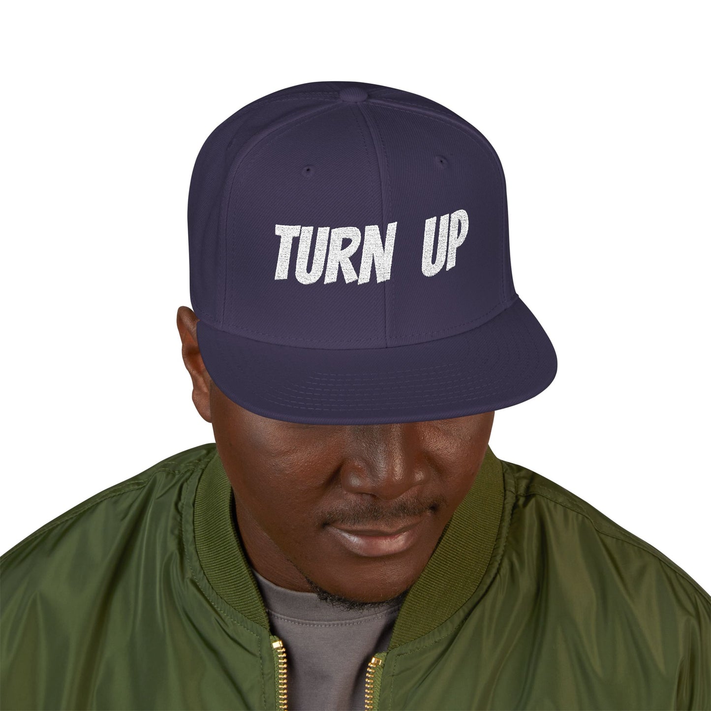 Snapback Hat — "Grown Up" Embroidered Streetwear Cap