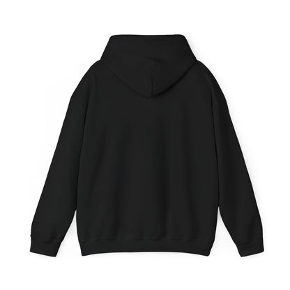 Windswept Tree Hoodie – Minimal Black Ink Nature Pullover