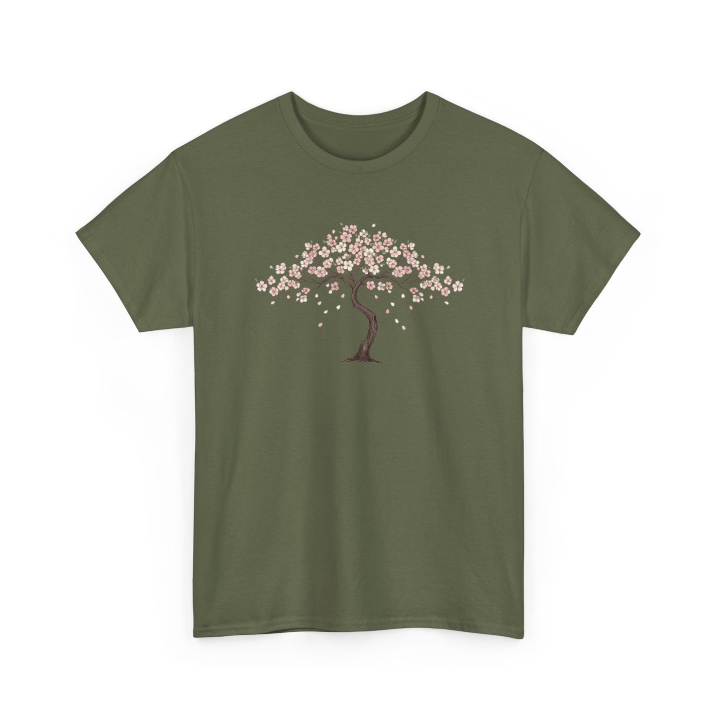 Cherry Blossom Tree T-Shirt — Minimal Floral Spring Tee