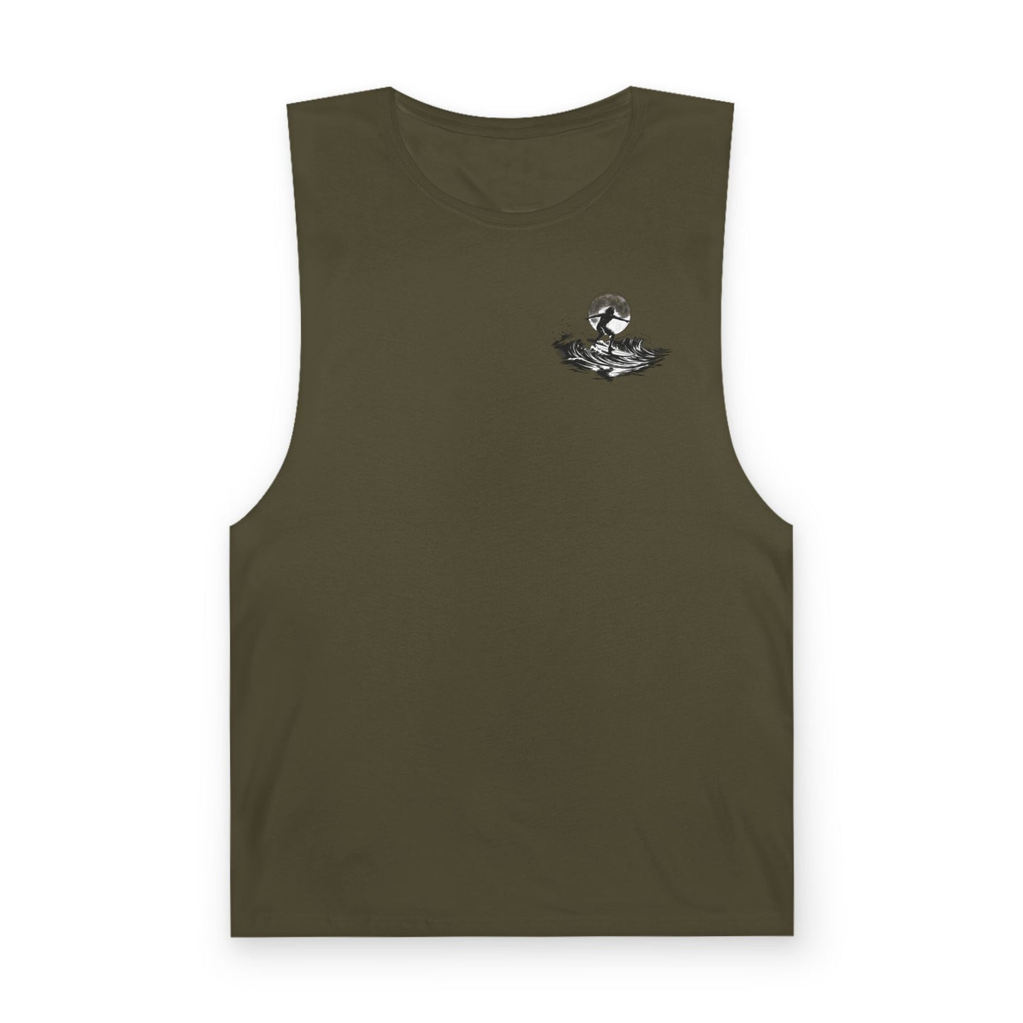 Barnard Tree Tank Top — Minimalist Chest Logo Athletic Tank