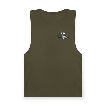 Barnard Tree Tank Top — Minimalist Chest Logo Athletic Tank