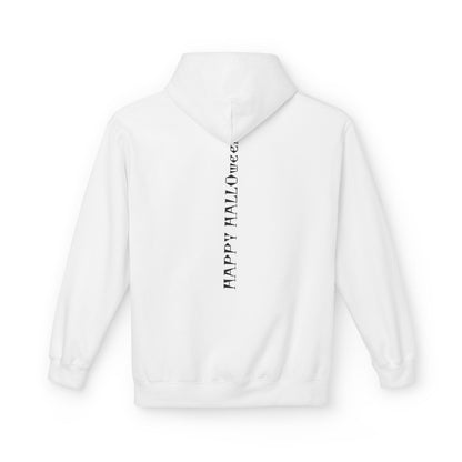 Halloween Pumpkin Graphic Hoodie, Unisex Midweight Fleece Sweatshirt, Spooky Fall Apparel, Fun Casual Wear, Gift for Halloween Lovers
