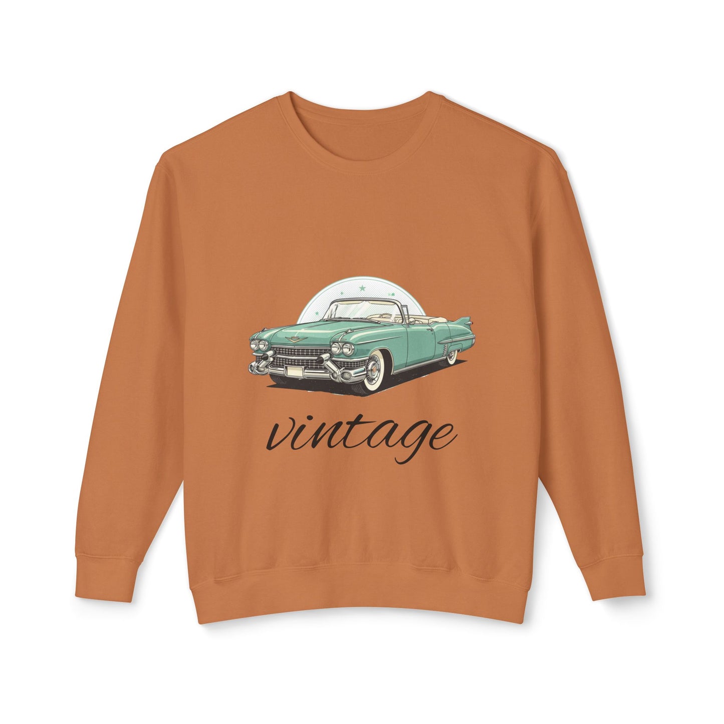 Vintage Green Classic Car Crewneck Sweatshirt