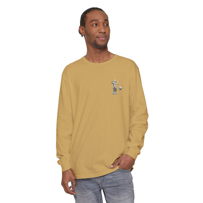 Cupid Cherub Long Sleeve Tee — Vintage Cupid Heart Graphic
