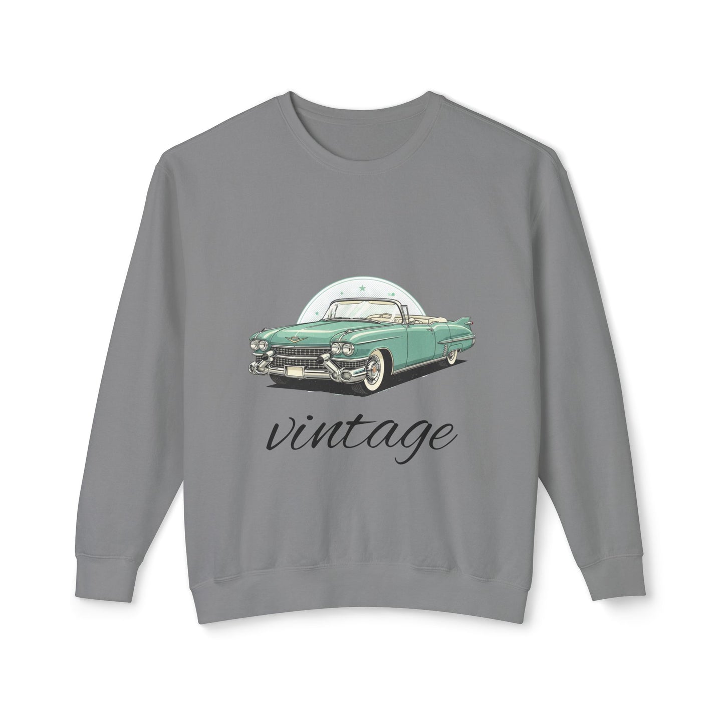Vintage Green Classic Car Crewneck Sweatshirt