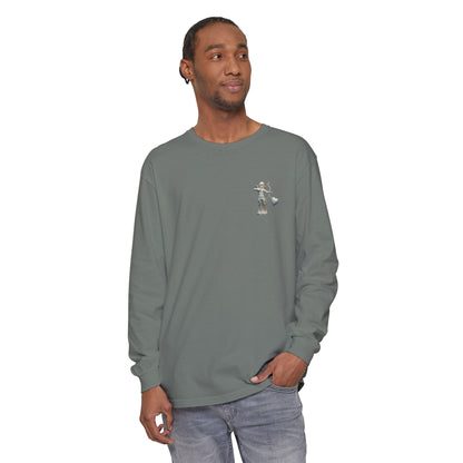 Cupid Cherub Long Sleeve Tee — Vintage Cupid Heart Graphic