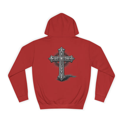 Religious Cross Hoodie — Ornate Gothic Cross Pullover