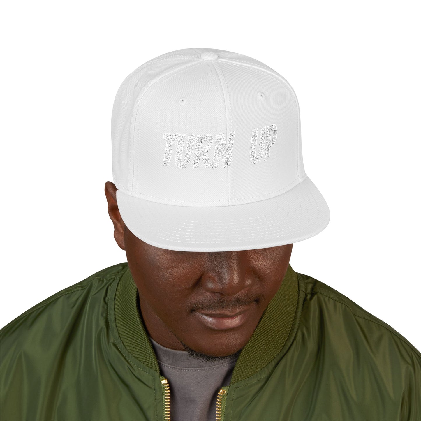 Snapback Hat — "Grown Up" Embroidered Streetwear Cap
